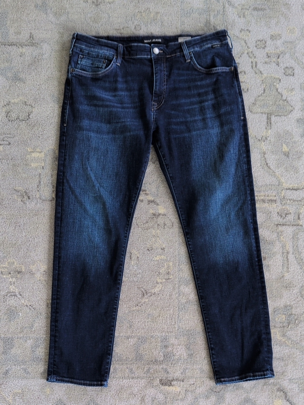 Mavi Slim Fit Jeans in Dark Indigo